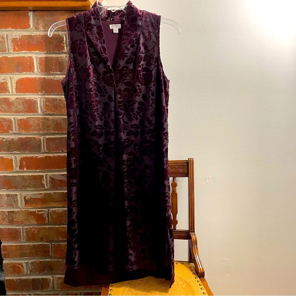 Spense Burgundy Sleeveless Dress Size 6/6